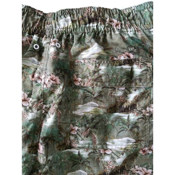 Slate & Stone Floral Swim Trunks 5" Men's Shorts Size XL Cabo Green * - Picture 9 of 9
